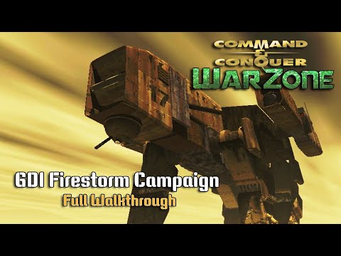 Command & Conquer War Zone (TS Firestorm) - Complete GDI Campaign Playthrough