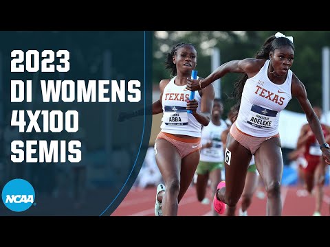 Women's 4x100m relay semifinals - 2023 NCAA outdoor track and field championships (Heat 3)
