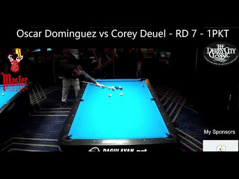 Oscar Dominguez VS Corey Deuel | RD 7 - 1PKT - 8 Ball.