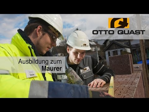 Ausbildung zum Maurer bei OTTO QUAST