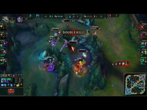 P1 vs C9 - Pentakill NA 2016 Summer Split