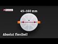 Paulmann-Veluna-Plafonnier-encastre-LED-rond-o18,5-cm---3.000-K-,-Vente-d'entrepot,-neuf,-emballage-d'origine YouTube Video