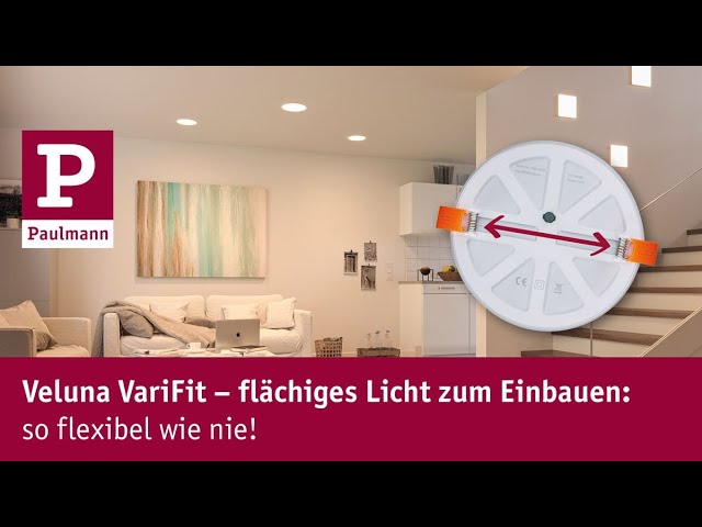 Video teaser for Veluna VariFit LED-Einbaupanel
