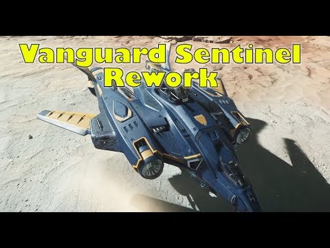 Star Citizen Alpha 3.7 | Vanguard Sentinel First Look & Flight Test