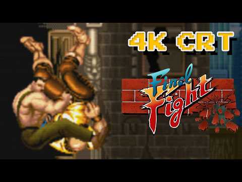 Final Fight - Mike Haggar (Arcade / 1989) 4K CRT