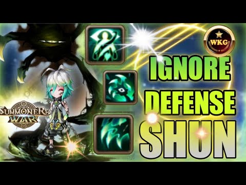 IGNORE DEFENSE WITH SHADOWCASTER (SHUN) - Summoners War