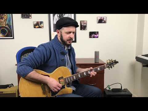 Improvising with triads over Blue In Green