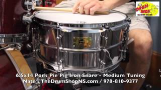 Pork Pie Pig Iron Snare 6.5x14 - The Drum Shop North Shore