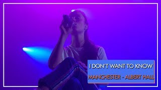 Sigrid - I Don&#39;t Want to Know (ao vivo) | Manchester, Albert Hall