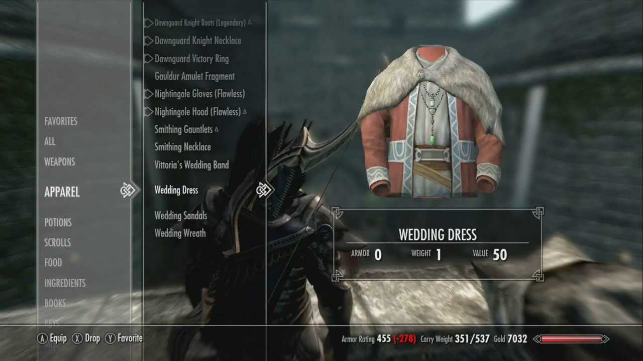 Where to Get Wedding Clothes in Skyrim