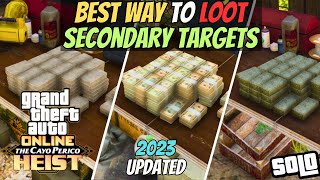 BEST WAY to LOOT Secondary Targets in Cayo Perico! Secondary Loots Money & Locations Solo Guide 2023