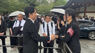 【靖国参拝】平野雨龍さん、さとうさおりさん、石濱さん、令和たけちゃん、田母神さん、色んな方とお話してきました。