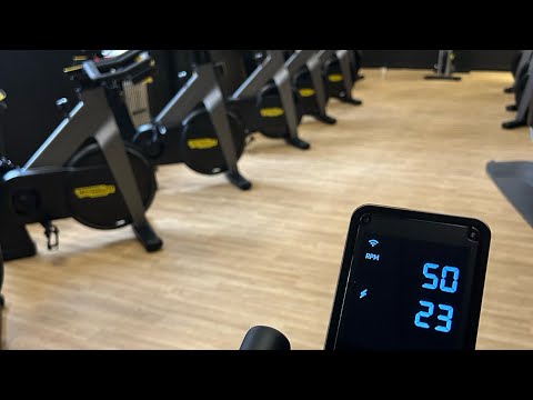 Spin Instructor Jay showing you how to use our Technogym Spin bikes.