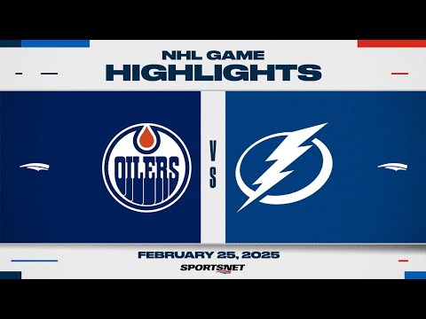 NHL Highlights | Lightning vs. Oilers - February 25, 2025