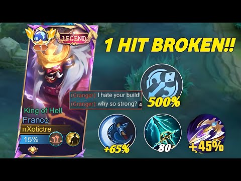 THIS FRANCO DAMAGE BUILD IS ILLEGAL 💀 ( 1 hit delete ) ~ XOTICTRE 