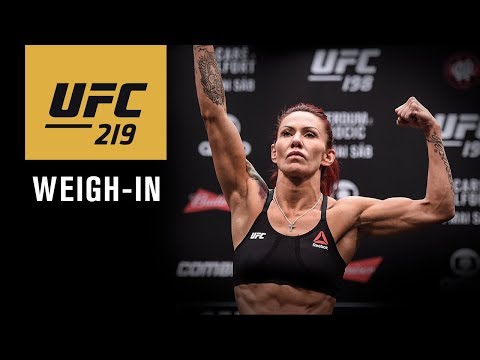 LIVE: UFC 219: Official Weigh-in