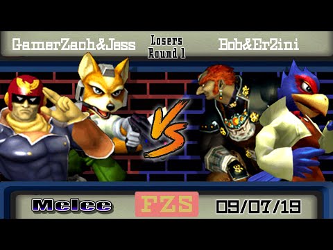 GamerZach & Jess (R) vs. Bob & Er2ini (B) - Losers Rd 1 - Flat Zone Sep