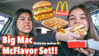 Nyobain BIGMAC McFlavor Baru di Drivethru Mcd Baru!! (Rebutan makan sama lili🤣) | Sarina Nielsen