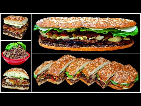 How to Make OLIVE TAPENADE & The Famous ITALIAN PRESSED SANDWICH