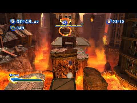 Sonic Generations (PC): All Crisis City Modern Challenge Acts (S-Ranks)