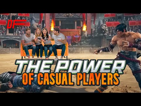 The Power of Casual Players in Fighting Games