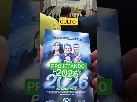 Culto de abertura do Projetando 2026 na AD CAMPINAS em Itaberai Goiás #assembleiadedeus #projetos