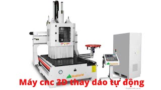 MÁY CNC TRUNG TÂM 3D MỘT BÀN THAY DAO TỰ ĐỘNG WOODMASTER | Pro-Master-ATC. Máy 3D đa dụng nhất.