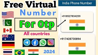 Get Free virtual number for receiving otp_unlimited number for sms verification_get indian number
