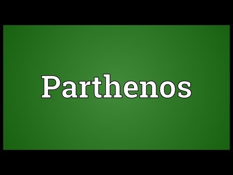 Parthenos Meaning