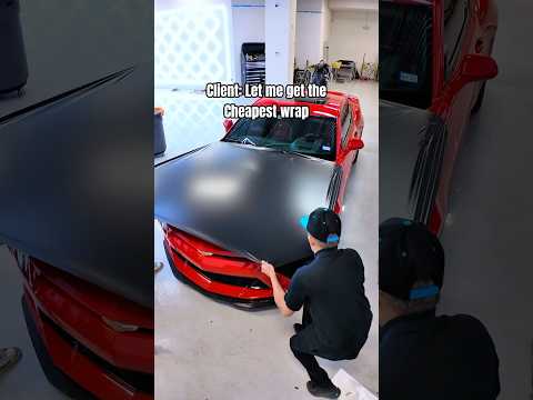 The Cheapest Car Wrap! Good quality! 🔥✨ #carwrapping #asmrvideo