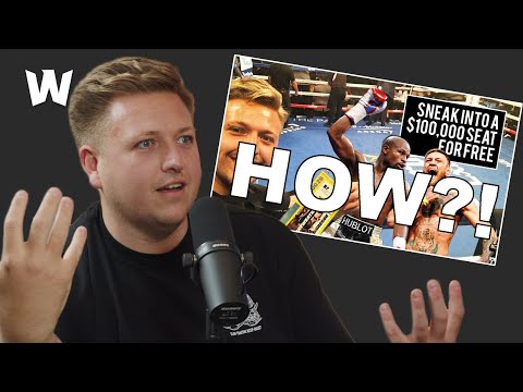 The Truth Behind Simon Wilson Sneaking Into Mayweather vs McGregor!