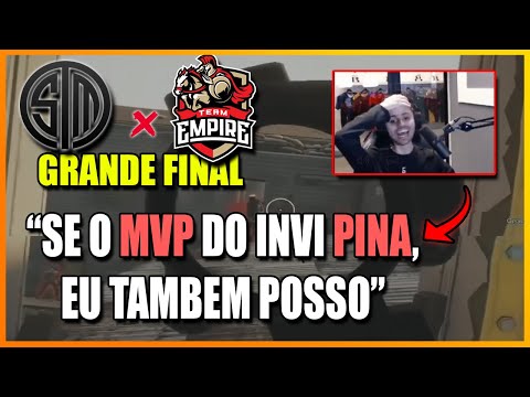 RAZAH REAGINDO A PINADA MONSTRUOSA DO MERC NA FINAL DO INVI - SIX INVITATIONAL 2022 CLIPS