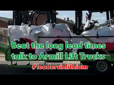 Lithium-ion forklifts in stock