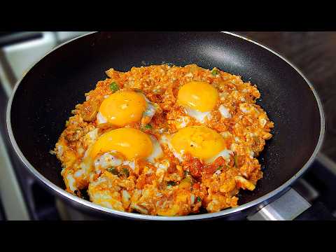 The Tastiest Egg Recipe with Only a few ingredients! Fast and easy Breakfast