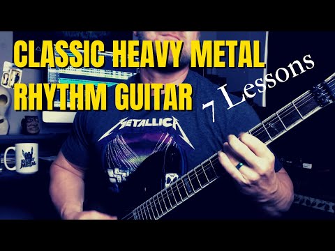 Classic Heavy Metal Rhythm Guitar Lesson: 7 Exercises