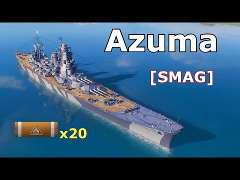 World of WarShips Azuma - 3 Kills 280K Damage