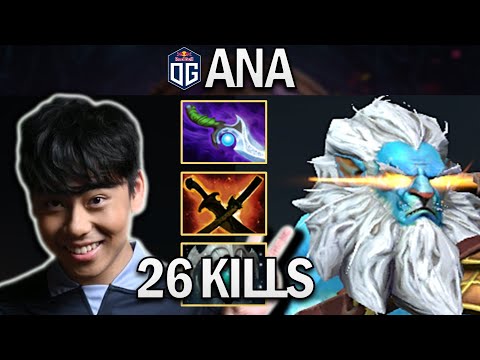OG.ANA PHANTOM LANCER WITH 26 KILLS - DOTA 2 7.28 GAMEPLAY