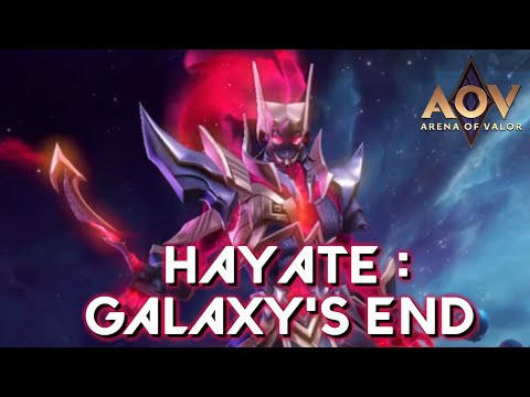 NEW HAYATE - REDRUM: GALAXY'S END LOBBY ANIMATION  | AoV | 傳說對決 | RoV | Liên Quân Mobile | 펜타스톰