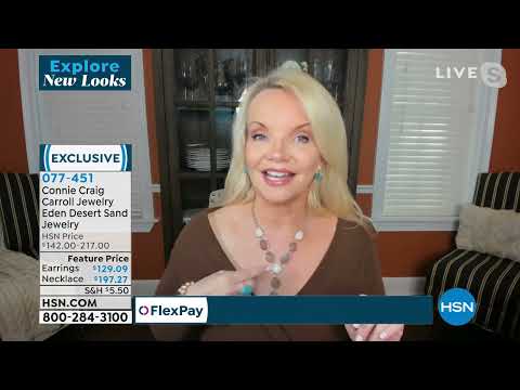 Connie Craig Carroll Jewelry Eden Gemstone Desert Sand Y...