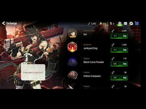 Summoning Sol Badguy [Epic Seven X Guilty Gear]