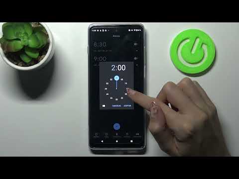 Cómo poner alarma en MOTOROLA Moto G200 - usar despertador