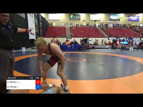 2018 Marine Corps US Open/UWW Junior Greco Roman 77 Con 4 - Hunter Mullin (WCWC) Vs. Andrew Torres