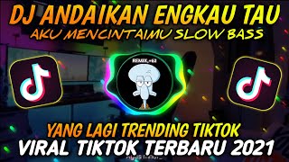 Download lagu Dj Andaikan Engkau Tau Aku Mencintaimu Slow Bass || Viral Tiktok Terbaru 2021🎶 mp3