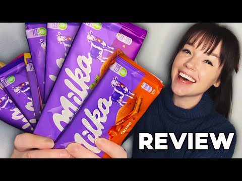 Taste Testing 9 Milka Chocolate Bars