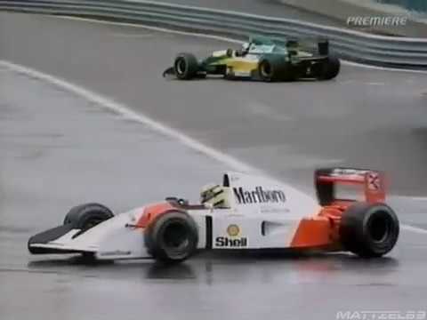 MT89 Formula1 1992 Spa Francorchamps GP Senna spins