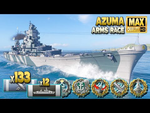 Cruiser Azuma: Not afraid of super ships - World of Warships