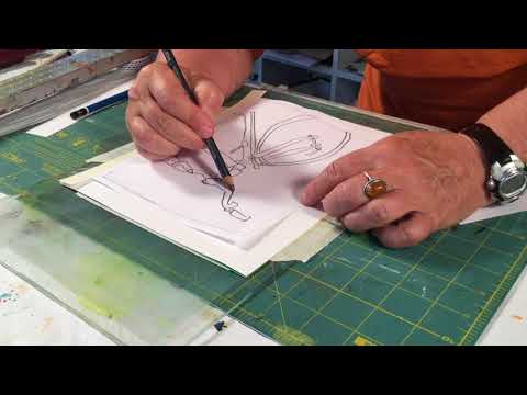 What is a trace monoprint?