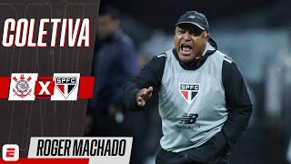 SÃO PAULO AO VIVO: ROGER MACHADO FALA APÓS DERROTA PARA O CORINTHIANS NO BRASILEIRÃO | ESPN