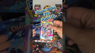 Chaos Rising ETB Pack 1! #pokemon #chaosrising #pokemontcg #tcg #fyp #tiktok #packopening