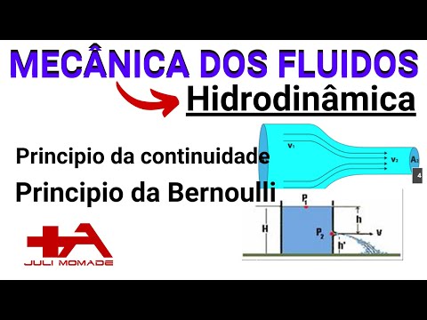 MECÂNICA DOS FLUIDOS -Hidrodinâmica + PrinciPio de continuidade e de Bernoulli+ Exercicios